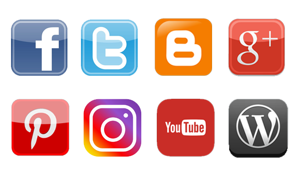 social media logos